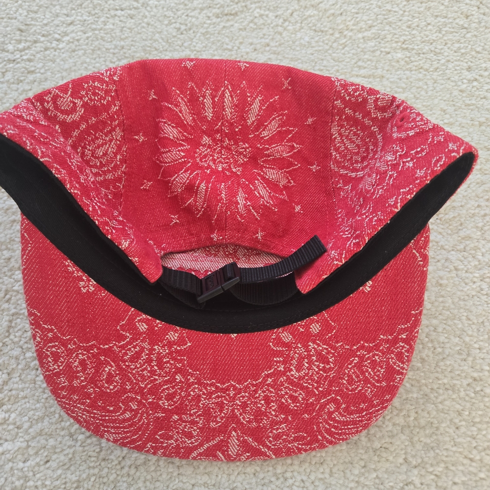 Supreme Red Patterned Cap - Picture 2 of 5